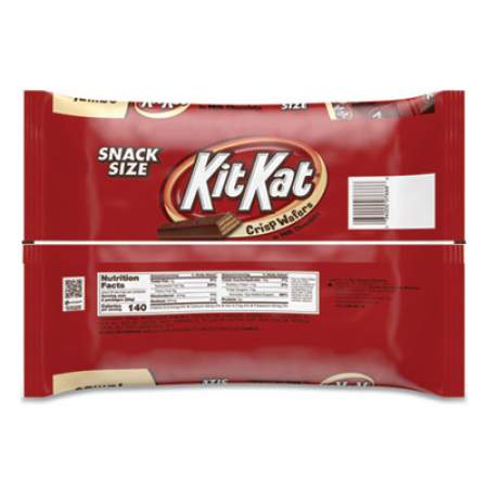 Kit Kat Snack Size, Crisp Wafers in Milk Chocolate, 20.1 oz Bag (184444)