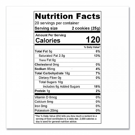 Cookies, Caramel, 0.9 oz, 20/Box (LOT53613)