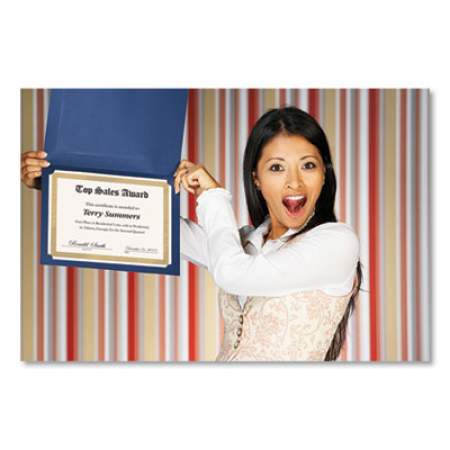 Great Papers! Foil Border Certificates, 8.5 x 11, Ivory/Gold with Gold Braided Border, 15/Pack (963006)