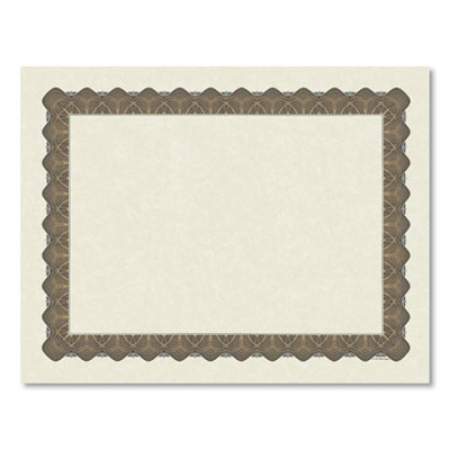 Great Papers! Metallic Border Certificates, 11 x 8.5, Ivory/Gold, 100/Pack (460189)