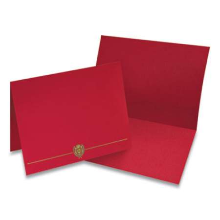 Great Papers! Classic Crest Certificate Covers, 9.38 x 12, Red, 5/Pack (903031S)
