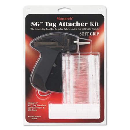 Monarch SG Tag Attacher Gun, 2" Tagger Tail Fasteners, Smoke (925046)