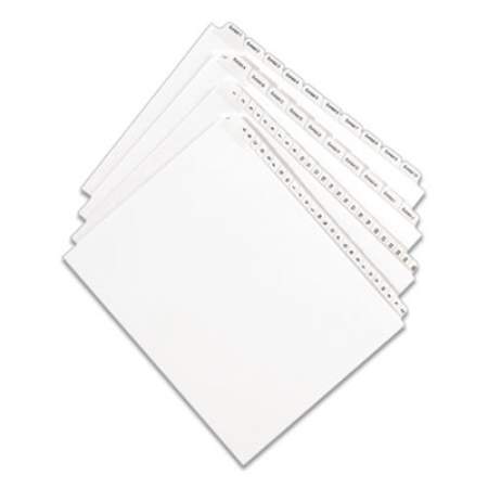 Avery Preprinted Legal Exhibit Side Tab Index Dividers, Allstate Style, 26-Tab, A to Z, 11 x 8.5, White, 1 Set, (1700) (01700)
