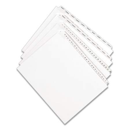 Avery Preprinted Legal Exhibit Side Tab Index Dividers, Allstate Style, 10-Tab, 2, 11 x 8.5, White, 25/Pack (82200)