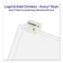 Preprinted Legal Exhibit Side Tab Index Dividers, Avery Style, 10-Tab, 8, 11 x 8.5, White, 25/Pack (11918)