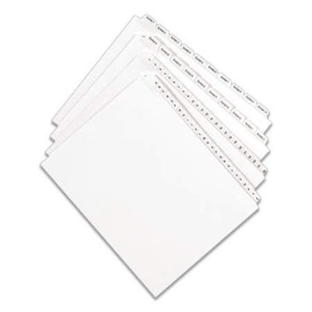 Avery Preprinted Legal Exhibit Side Tab Index Dividers, Allstate Style, 10-Tab, 15, 11 x 8.5, White, 25/Pack (82213)