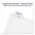 Avery Preprinted Legal Exhibit Side Tab Index Dividers, Allstate Style, 26-Tab, N, 11 x 8.5, White, 25/Pack (82176)