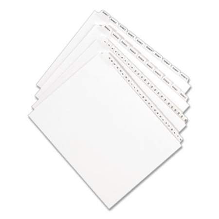 Avery Preprinted Legal Exhibit Side Tab Index Dividers, Allstate Style, 10-Tab, 35, 11 x 8.5, White, 25/Pack (82233)
