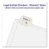 Avery Preprinted Legal Exhibit Side Tab Index Dividers, Allstate Style, 26-Tab, M, 11 x 8.5, White, 25/Pack (82175)