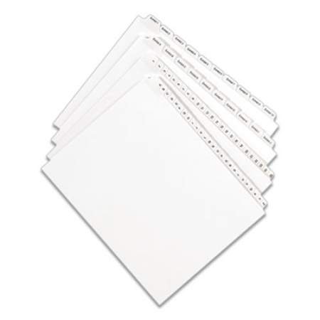 Avery Preprinted Legal Exhibit Side Tab Index Dividers, Allstate Style, 10-Tab, 21, 11 x 8.5, White, 25/Pack (82219)