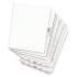 Preprinted Legal Exhibit Side Tab Index Dividers, Avery Style, 26-Tab, A, 11 x 8.5, White, 25/Pack, (1401) (01401)