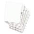 Preprinted Legal Exhibit Side Tab Index Dividers, Avery Style, 27-Tab, A to Z, 11 x 8.5, White, 1 Set (11374)
