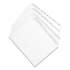 Avery Preprinted Legal Exhibit Side Tab Index Dividers, Allstate Style, 26-Tab, D, 11 x 8.5, White, 25/Pack (82166)