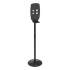 Kantek Floor Stand for Sanitizer Dispensers, Height Adjustable from 50" to 60", Black (SD200)