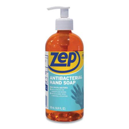 Zep Antibacterial Hand Soap, Floral, 16.9 oz Bottle, 12/Carton (R46101)