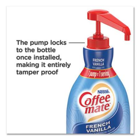 Coffee mate Liquid Coffee Creamer, French Vanilla, 1.5 Liter Pump Bottle, 2/Carton (31803CT)