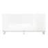 Ghent Clear Partition Extender with Attached Clamp, 48 x 3.88 x 18, Thermoplastic Sheeting (PEC1848A)