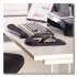 Fellowes PlushTouch Mouse Pad with Wrist Rest, Foam, Black, 7.25 x 9.38 (9252001)