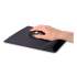 Fellowes Ergonomic Memory Foam Wrist Support w/Attached Mouse Pad, Black (9181201)