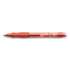 BIC Gel-ocity Gel Pen, Retractable, Medium 0.7 mm, Red Ink, Translucent Red Barrel, 4/Pack (374791)