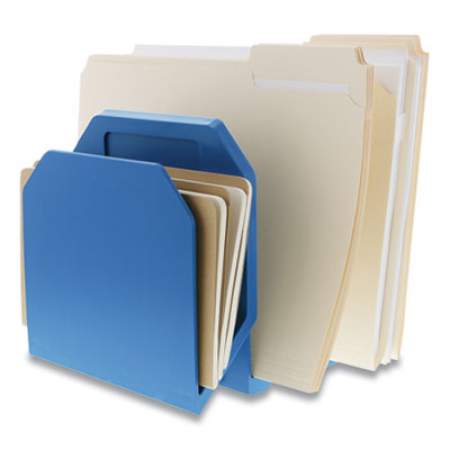 Bostitch Konnect File Organizer, 3 Sections, Letter Size Files, 7.25 x 4 x 9.25, Blue (KT3FOLDERBL)