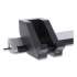 Bostitch Konnect Plastic Phone Dock with USB Port, For Use with Phones and Tablets, 3 x 3.5 x 5, Black (KTPHONEBLK)