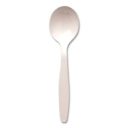 Berkley Square Individually Wrapped Mediumweight Cutlery, Soup Spoon, White, 1,000/Carton (886634)