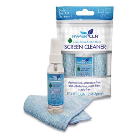Falcon Safety Products HYPERCLN Screen Cleaning Kit, 2 oz Spray Bottle (24411738)