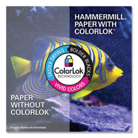 Hammermill Premium Color Copy Print Paper, 100 Bright, 3-Hole, 28 lb, 8.5 x 11, Photo White, 500 Sheets/Ream, 8 Reams/Carton (821052)