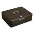 Honeywell Tiered CantiDoor Lever Cash Box, Keylock, 11.9 x 9.7 x 3.5, Steel, Black (2105788)