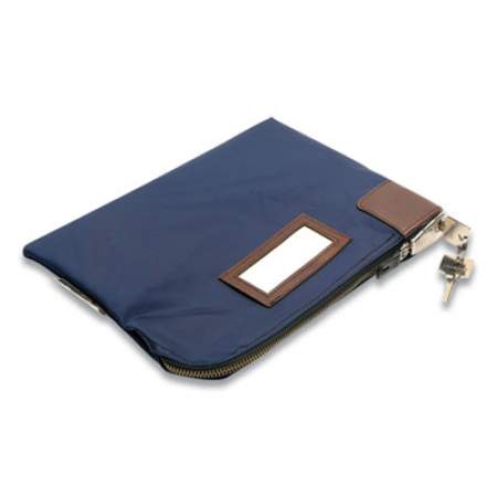 Honeywell Key Lock Deposit Bag with 2 Keys, 1.2 x 11.2 x 8.7, Vinyl, Navy Blue (2106795)
