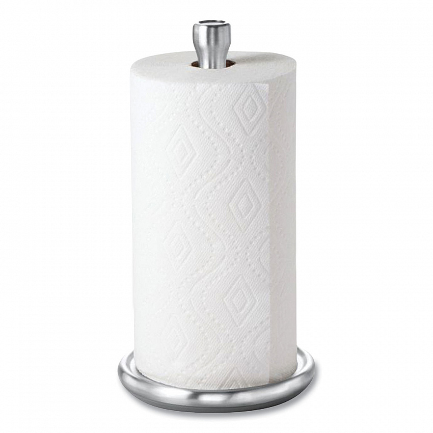 Good Grips Steady Paper Towel Holder, Stainless Steel, 8.1 x 7.8 x 14.5, Gray/Silver (13245000)