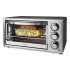 Oster Convection Toaster Oven, 6-Slice, 16.8 x 13.1 x 9, Stainless Steel/Black (2132650)