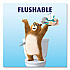Flushable Wipes, 1-Ply, 5 x 7.2, Unscented, White, 40 Wipes/Tub, 4 Tubs/Pack (79619)
