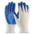 PIP Seamless Knit Cotton/Polyester Gloves, Regular Grade, Large, White/Blue, 12 Pairs (39C122L)