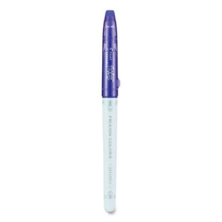 Pilot FriXion Colors Erasable Porous Point Pen, Stick, Bold 2.5 mm, Purple Ink, White Barrel, Dozen (41415)