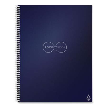 Rocketbook Core Smart Notebook, Dotted Rule, Midnight Blue Cover, 11 x 8.5, 16 Sheets (EVRLRCDF)