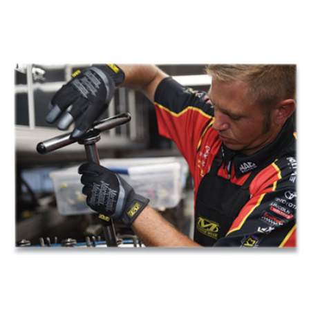 Mechanix Wear FastFit Work Gloves, Black/Gray, Large (2578981)