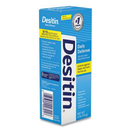 Desitin Daily Defense Baby Diaper Rash Cream with Zinc Oxide, 4 oz Tube (2091454)
