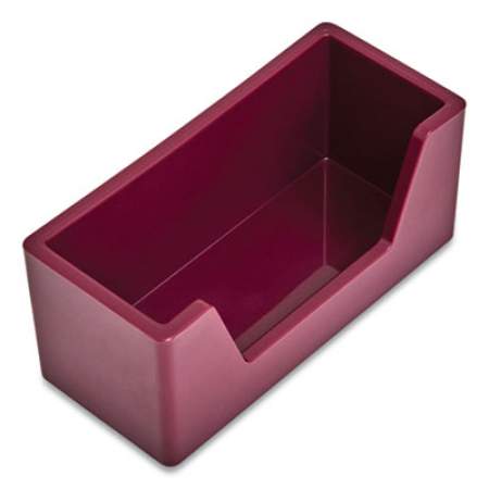 TRU RED Business Card Holder, Holds 80 Cards, 3.97 x 1.73 x 1.77, Plastic, Purple (24380423)