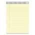 TRU RED Notepads, Wide/Legal Rule, 50 Canary-Yellow 8.5 x 11.75 Sheets, 12/Pack (24419913)