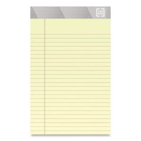 TRU RED Notepads, Narrow Rule, 50 Canary-Yellow 5 x 8 Sheets, 12/Pack (24419916)