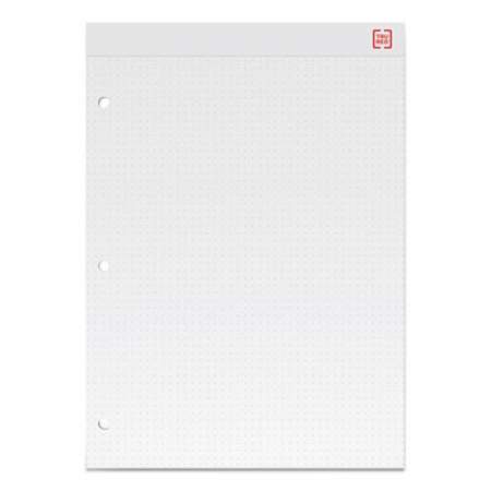 TRU RED Notepads, Dotted Rule, 50 White 8.5 x 11.75 Sheets, 12/Pack (24419929)