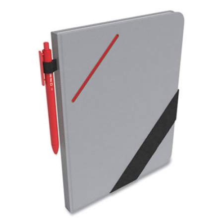 TRU RED Large Starter Journal, 1 Subject, Narrow Rule, Gray Cover, 10 x 8, 192 Sheets (24421833)
