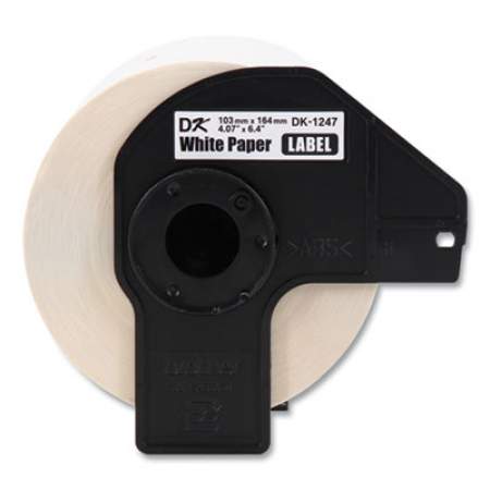Brother Die-Cut Shipping Labels, 4.07 x 6.4, White, 180/Roll, 3 Rolls/Pack (DK12473PK)
