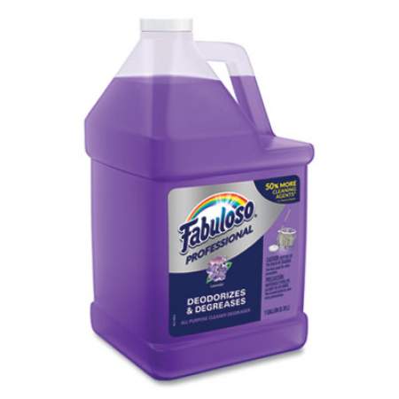 Fabuloso All-Purpose Cleaner, Lavender Scent, 1 gal Bottle, 4/Carton (05253)