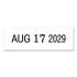 Offistamp Self-Inking Date Stamp, 5 Years, 1" x 0.38", Black Ink (920258)