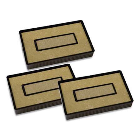 Offistamp Un-Inked Replacement Pad for Self-Inking Stamps, Two-Color, Compatible with All Ink Colors, 1.88 x 1.13, 3/Pack (034515)