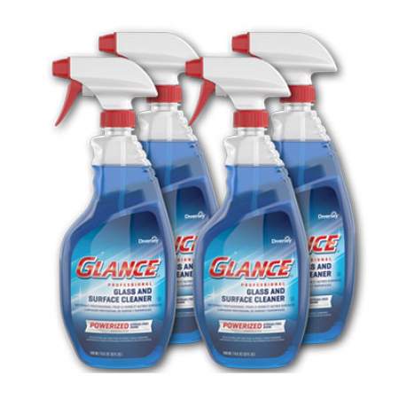 Diversey Glance Powerized Glass and Surface Cleaner, Liquid, 32 oz, 4/Carton (CBD540298)