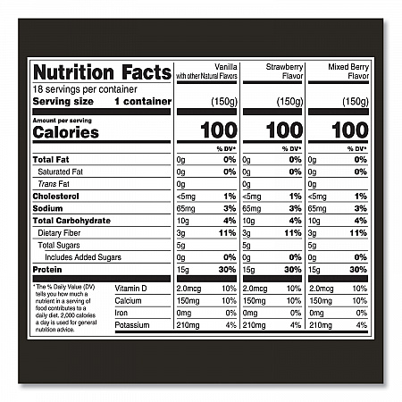 Triple Zero Blended Greek Nonfat Yogurt, 5.3 oz, Strawberry/Mixed Berry/Vanilla, 18/Carton (90200027)